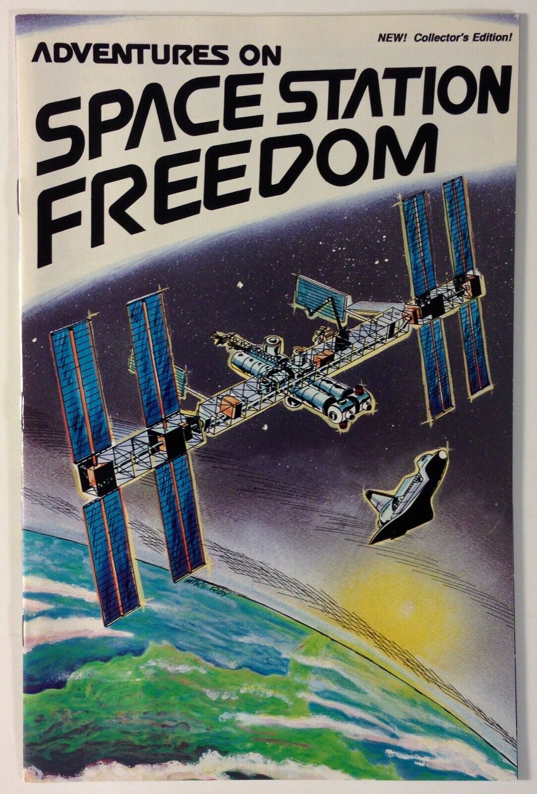 Adventures On Space Station Freedom 1989 Tadcorps Astronaut Explorer Comic Book