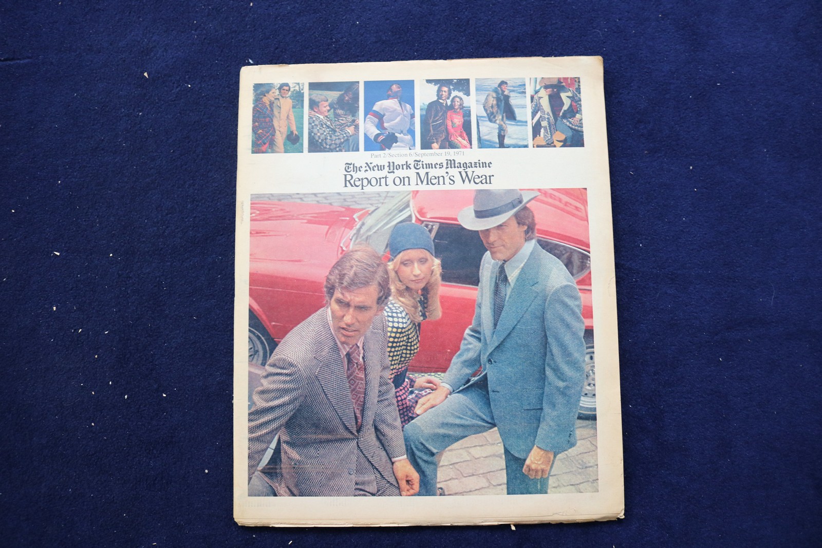 1971 SEPTEMBER 19 NEW YORK TIMES MAGAZINE - REPORT ON MEN\'S WEAR - NP 9354