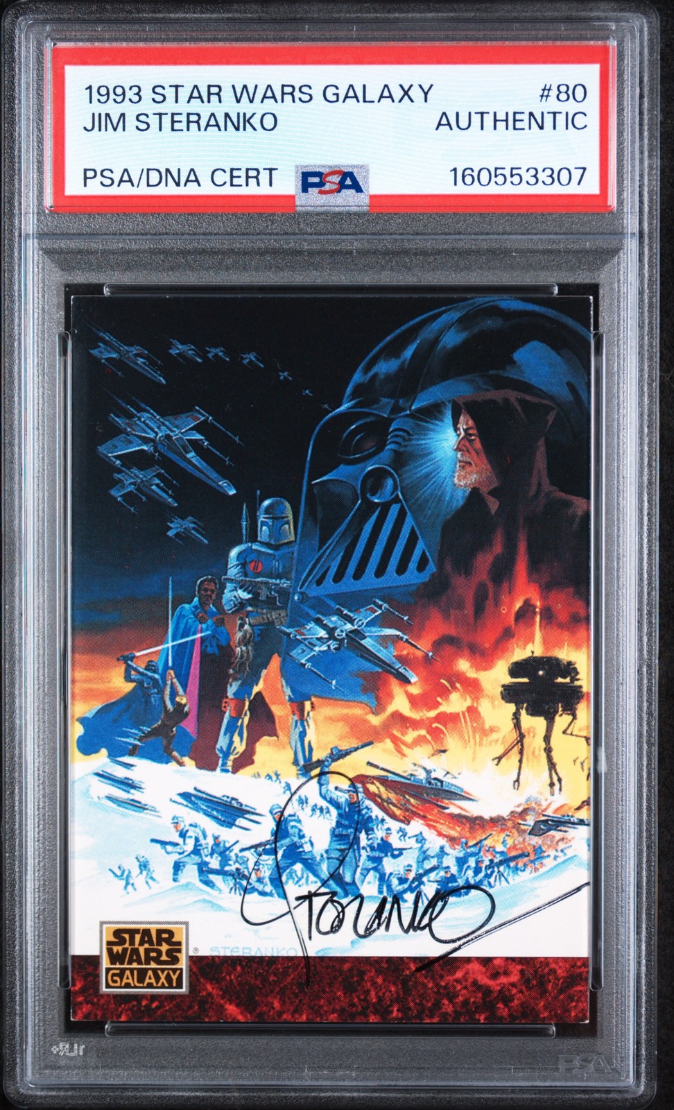 1993 STAR WARS GALAXY #80 JIM STERANKO PSA AUTHENTIC AUTO AUTHENTIC