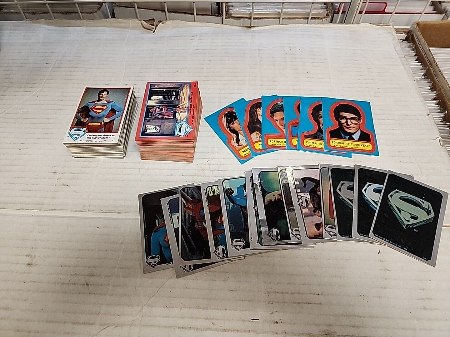 1978 Topps Superman The Movie Series 1 And 2 Set 165 Cards