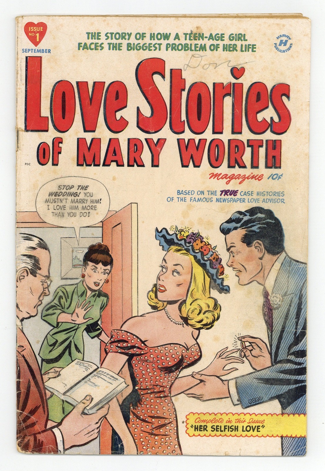 Love Stories of Mary Worth #1 GD+ 2.5 1949