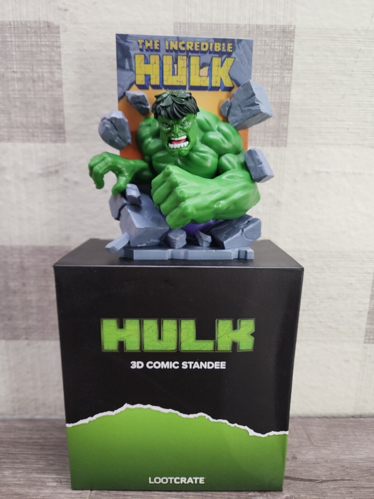 Marvel The Incredible Hulk 3D Comic Standee Loot Crate Collectible - New ✅