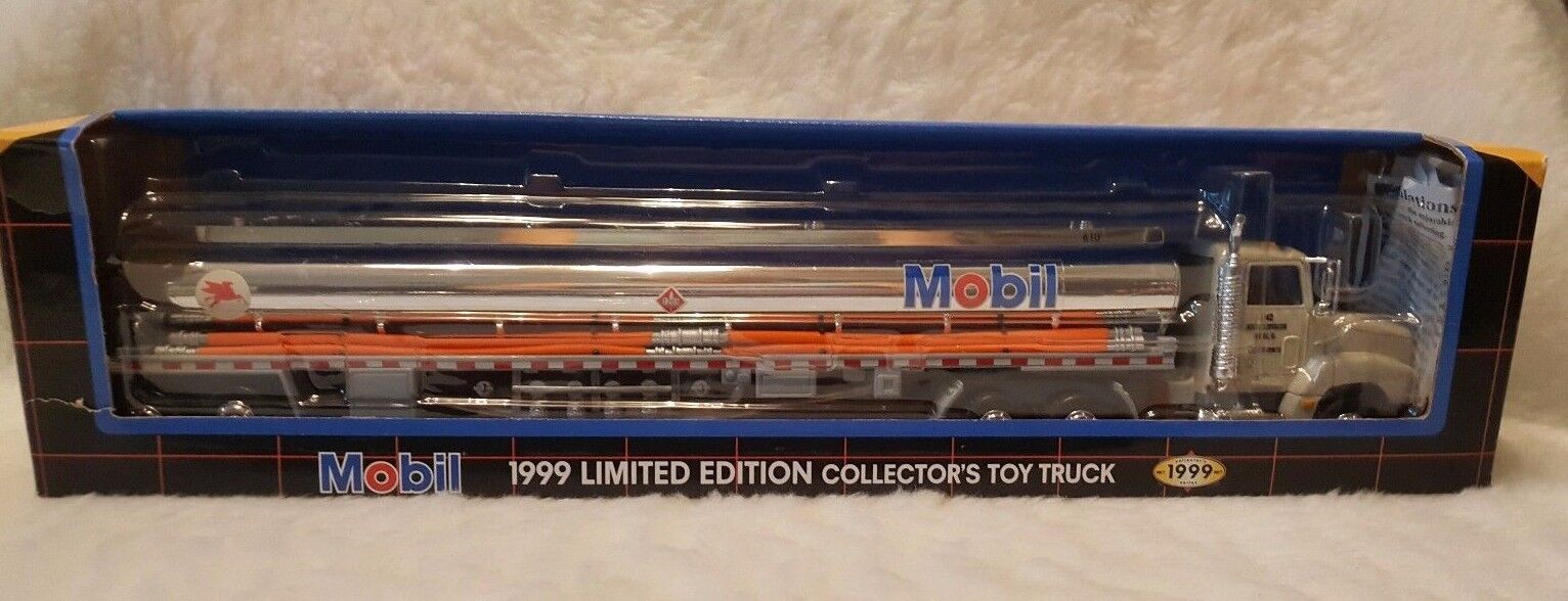 1999 Mobil Limited Edition Die Cast Collector's Truck Sound Lights NIB