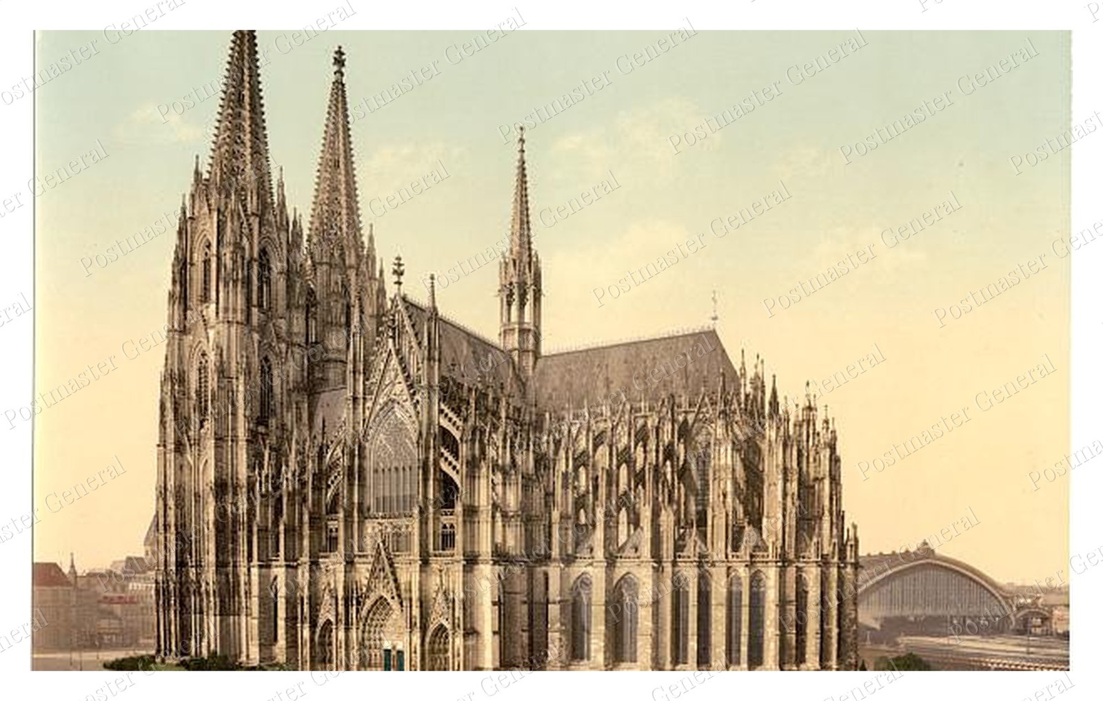 Cologne Germany Cathedral Standard Postcard COPY RPPC