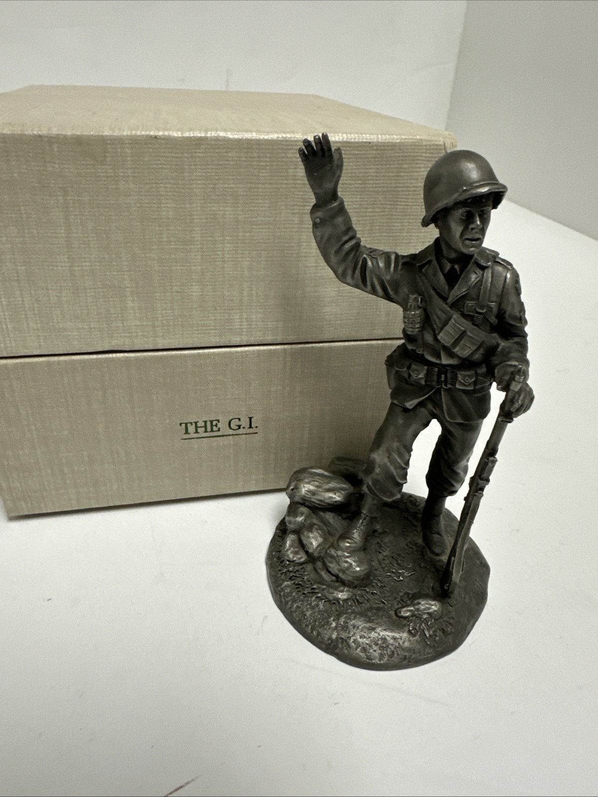 Franklin Mint Pewter Figurine, The G.I.