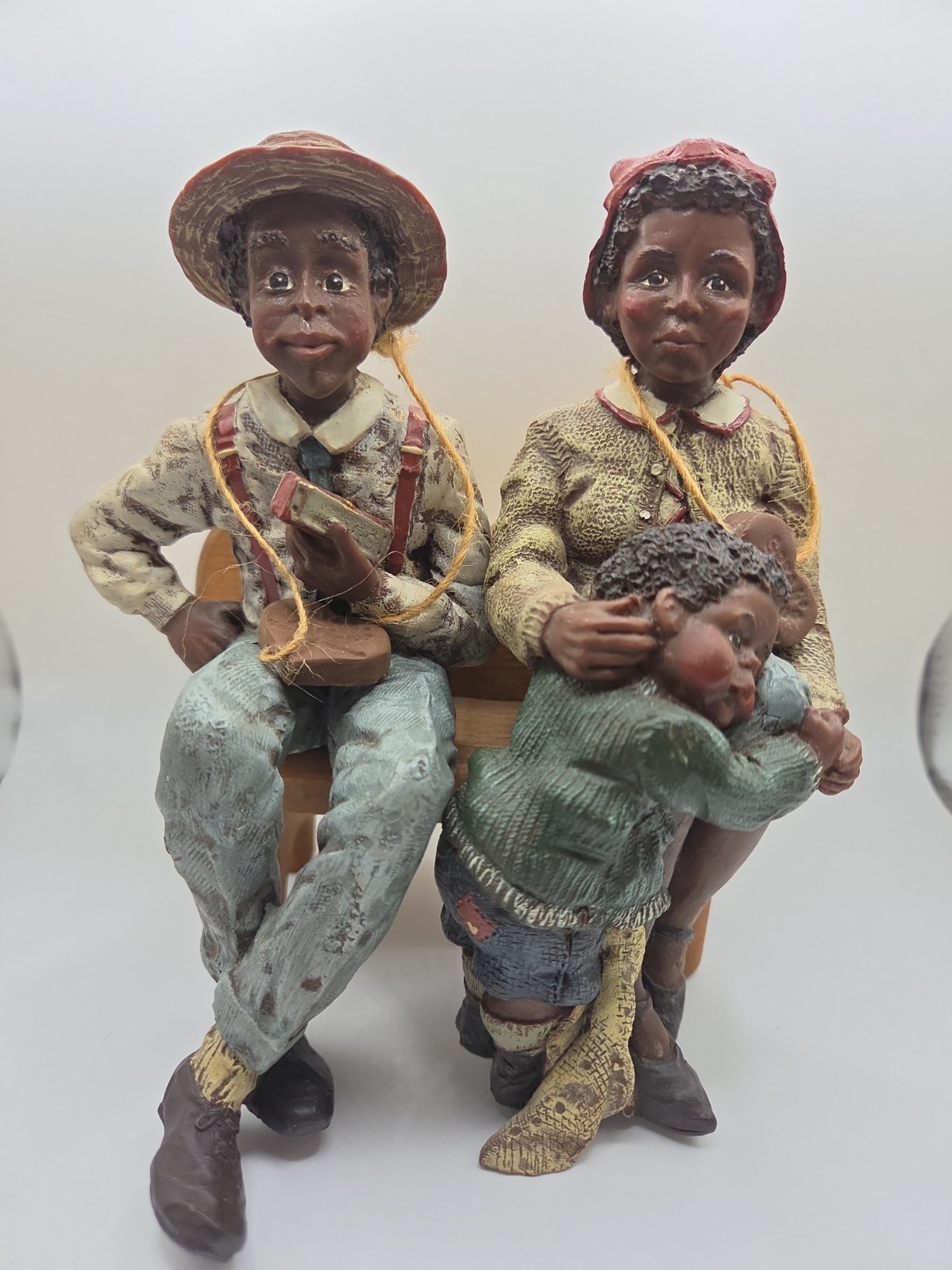 Sarah's Attic 3 Pc St #1445/8000 & 1403/8000 MARKED & SIGNED BY ARTIST 1992