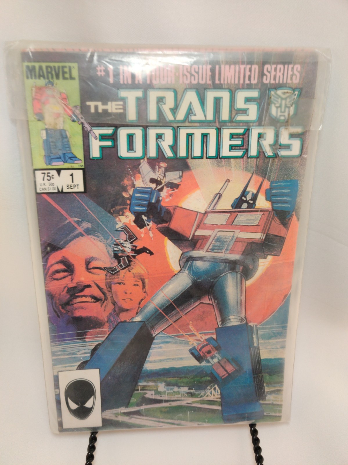 Transformers # 1 Comic Book Marvel Limited Series 1984