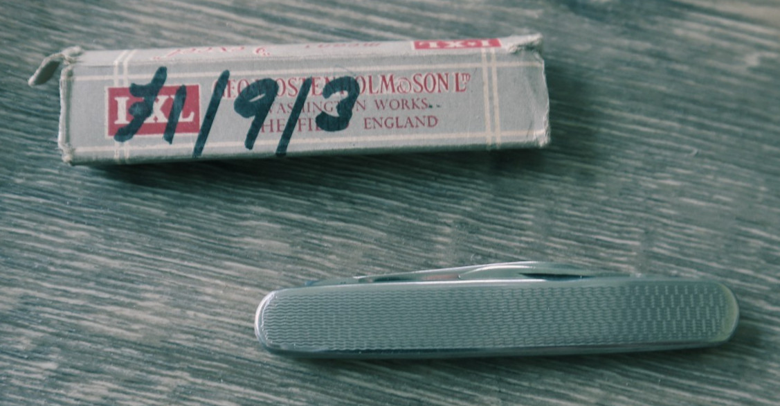 Vintage George Wostenholm IXL  Knife ,STAINLESS STEEL NEW IN BOX RARE VTG