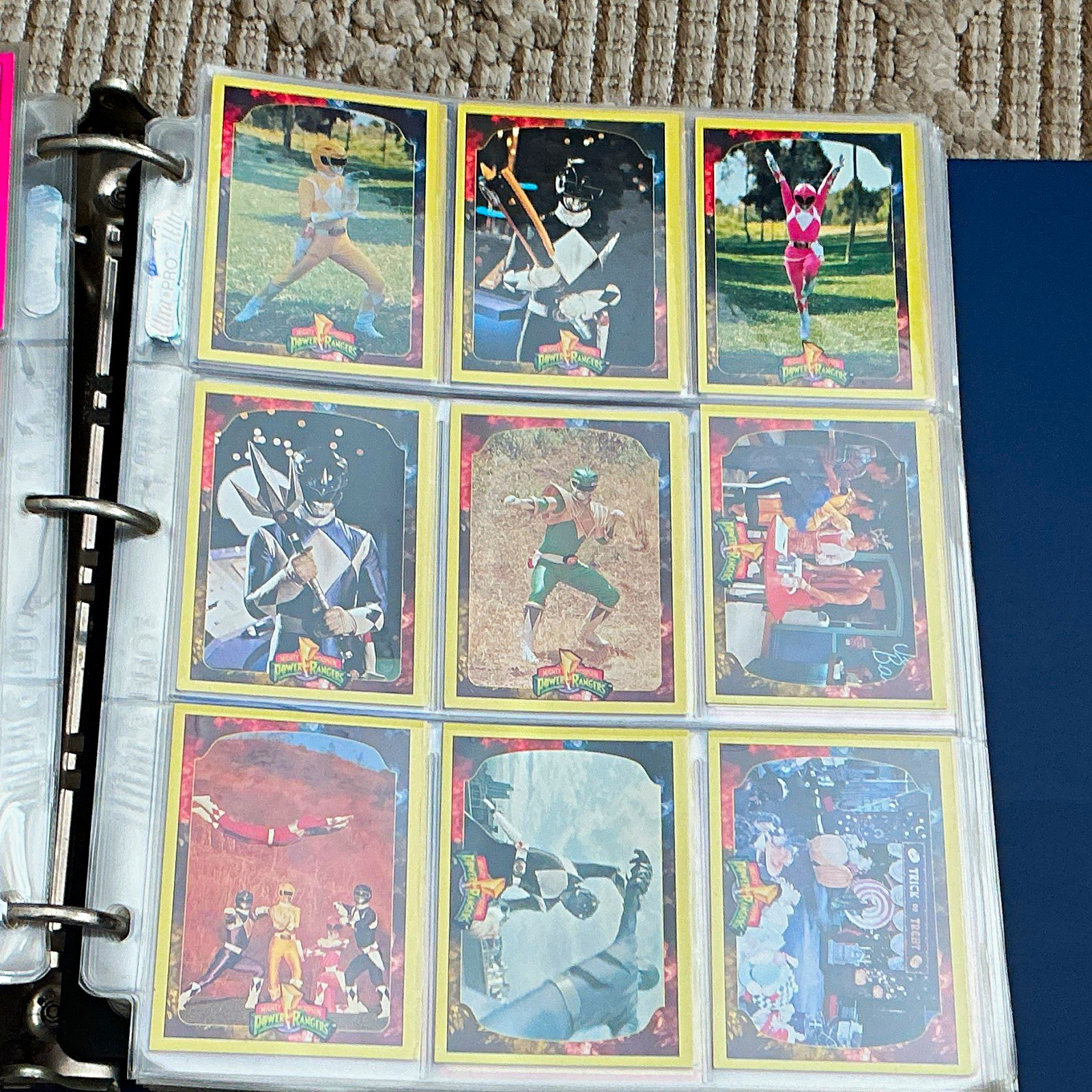 SkyBox 1994 Mighty Morphin Power Rangers Collect-A-Card approximately 405 cards