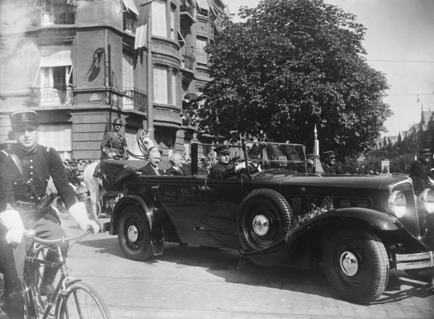 Arrival President Republic Albert Lebrun inauguration ceremony War- 1935 Photo