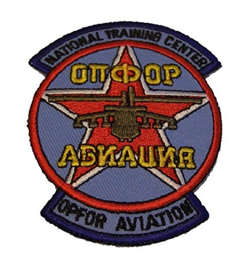 US ARMY NATIONAL TRAINING CENTER  NTC OPFOR AVIATION AGGRESSOR SQUADRON PATCH
