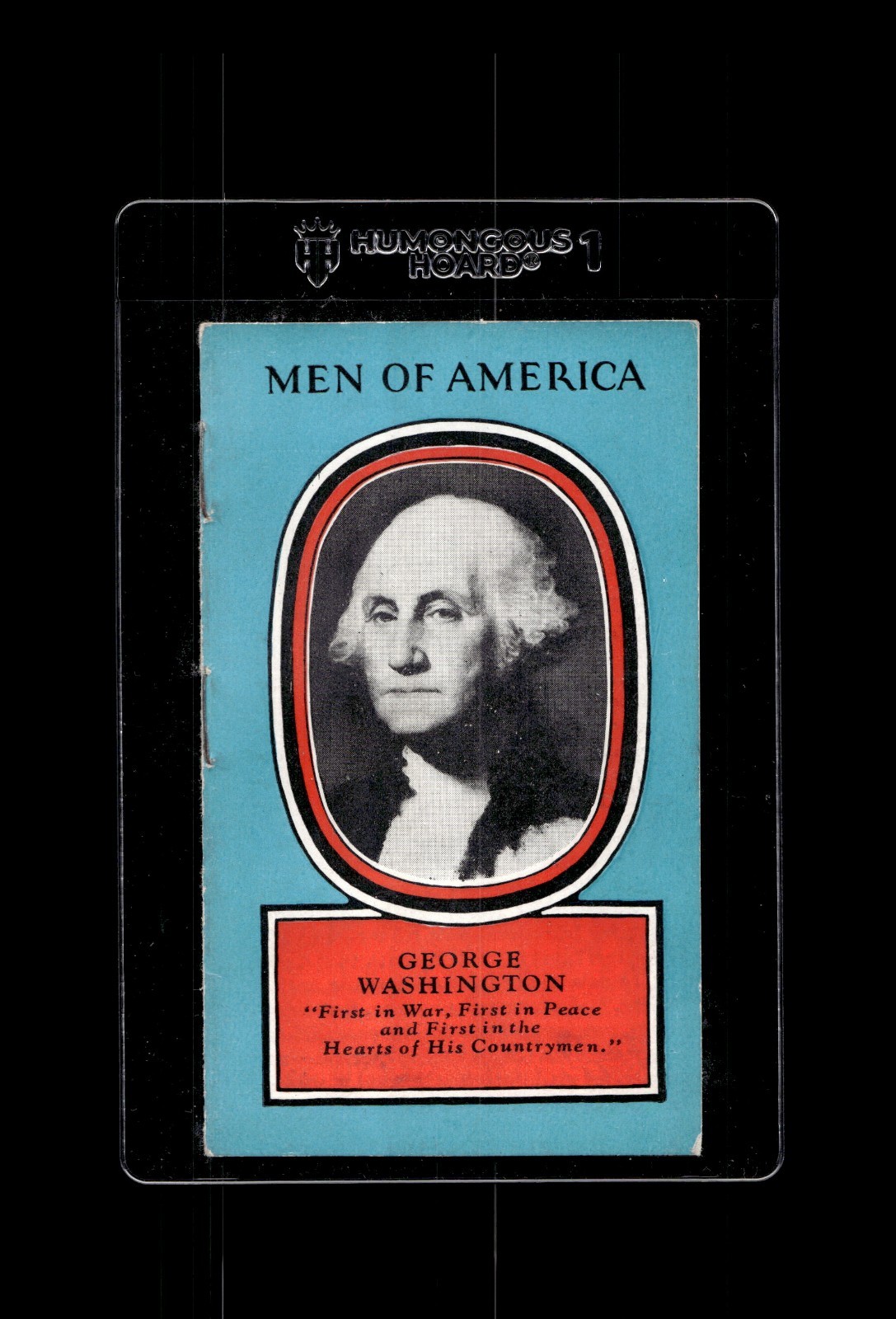 1928-29 H572 Men of America #4 George Washington President Booklet