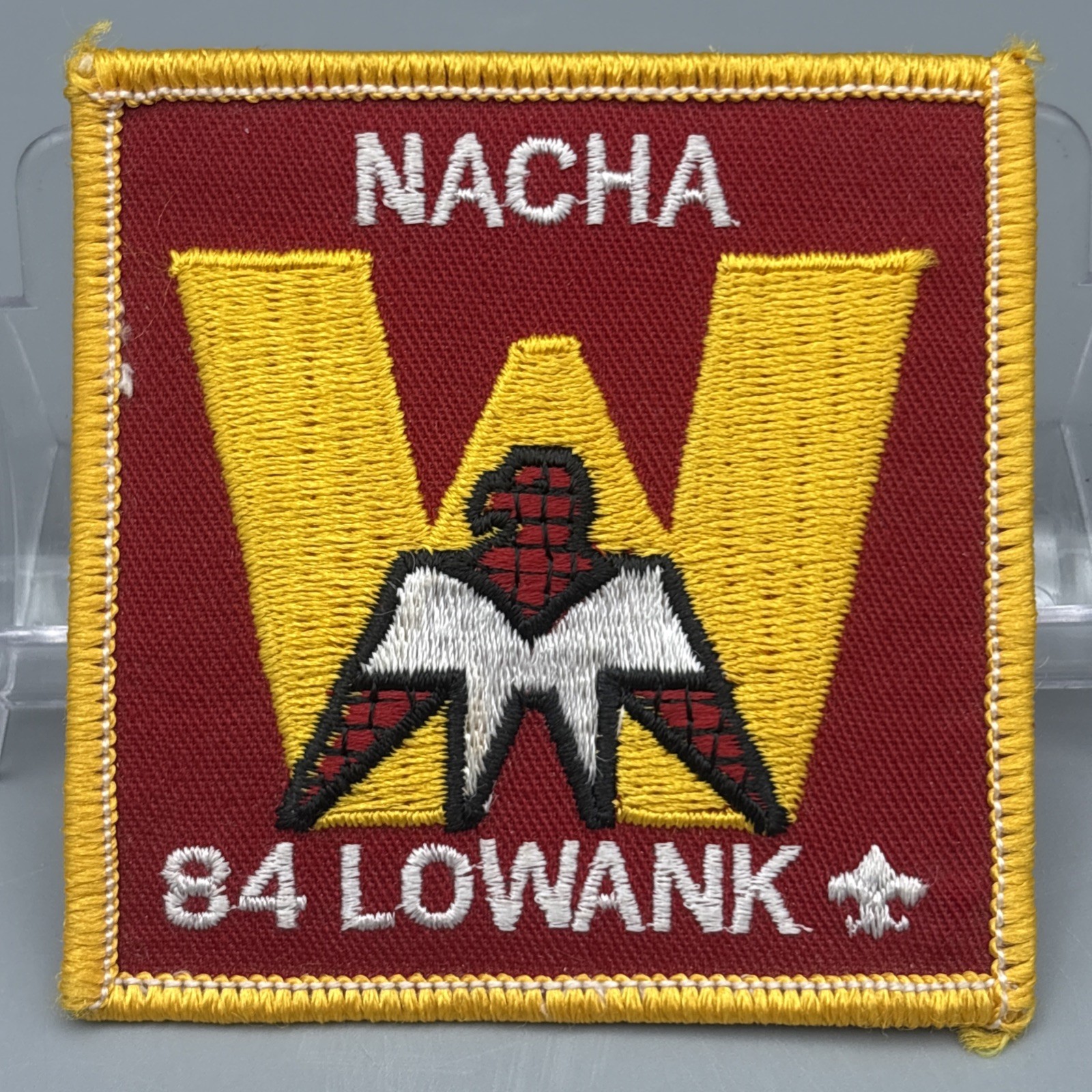Vintage 1984 BSA Order Arrow Kickapoo Lodge 128 Nacha Lowank Scouting Patch