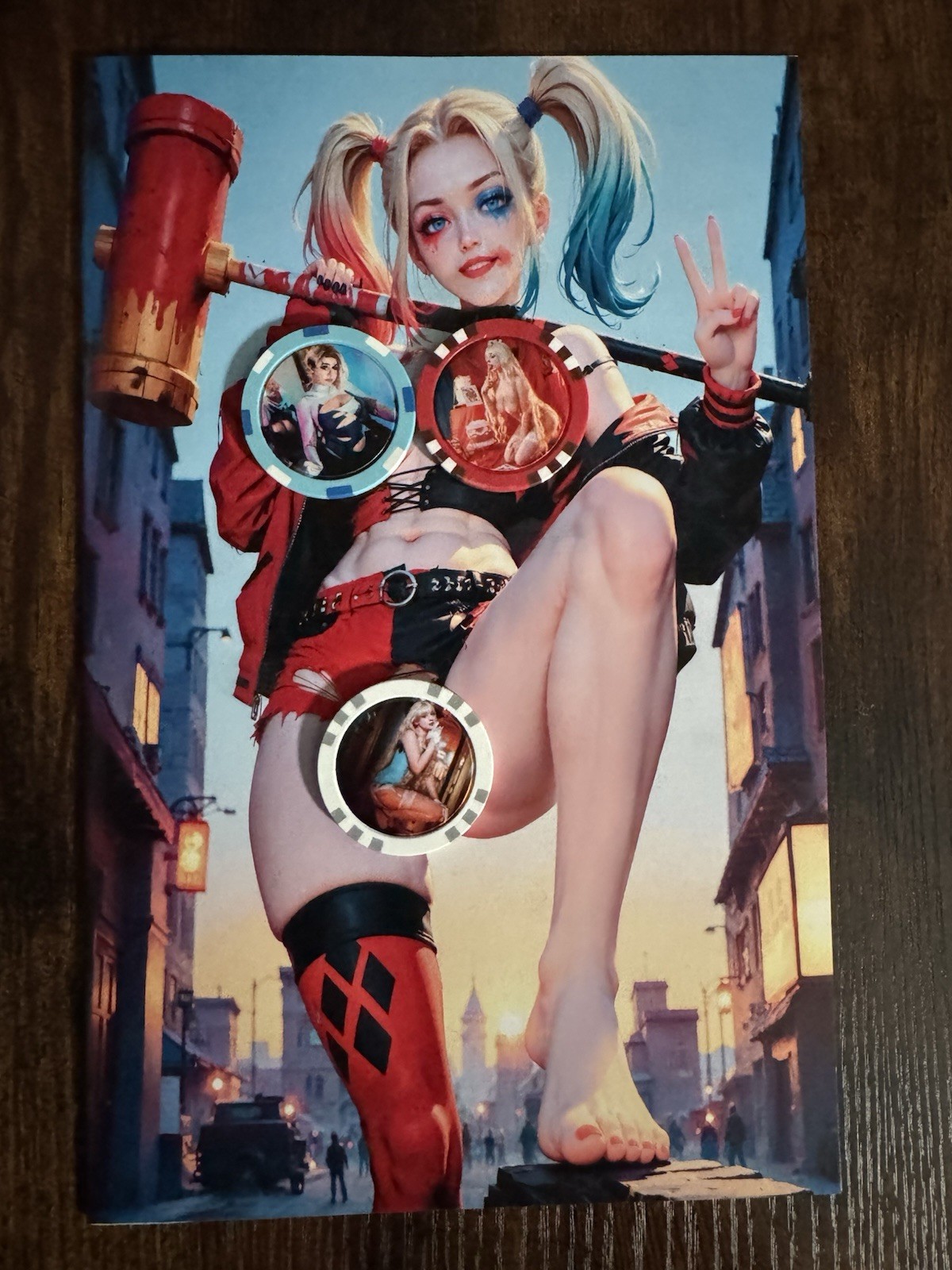Harley Quinn Inspired Full Risqué Virgin Variant Exclusive Collector Cover