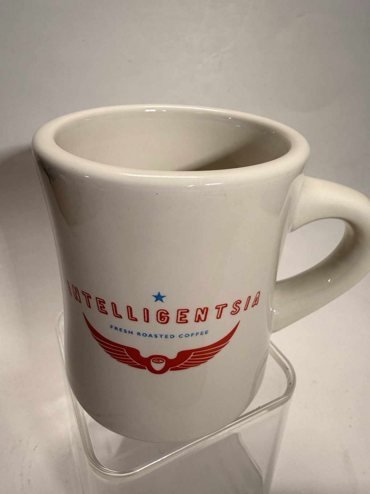 Intelligentsia Chicago Flag Coffee Mug Fine Roasted, Diner Style Heavy New