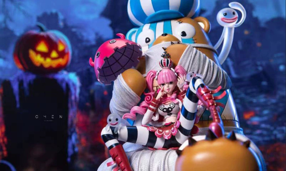 DIY ONE PIECE Perona 1/6 scale GK painted resin model collectible statue H32cm