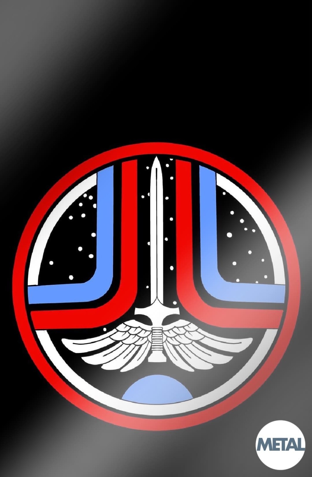 The Last Starfighter #1 Emblem Metal Variant by Chad Hardin LTD 20 VHTF