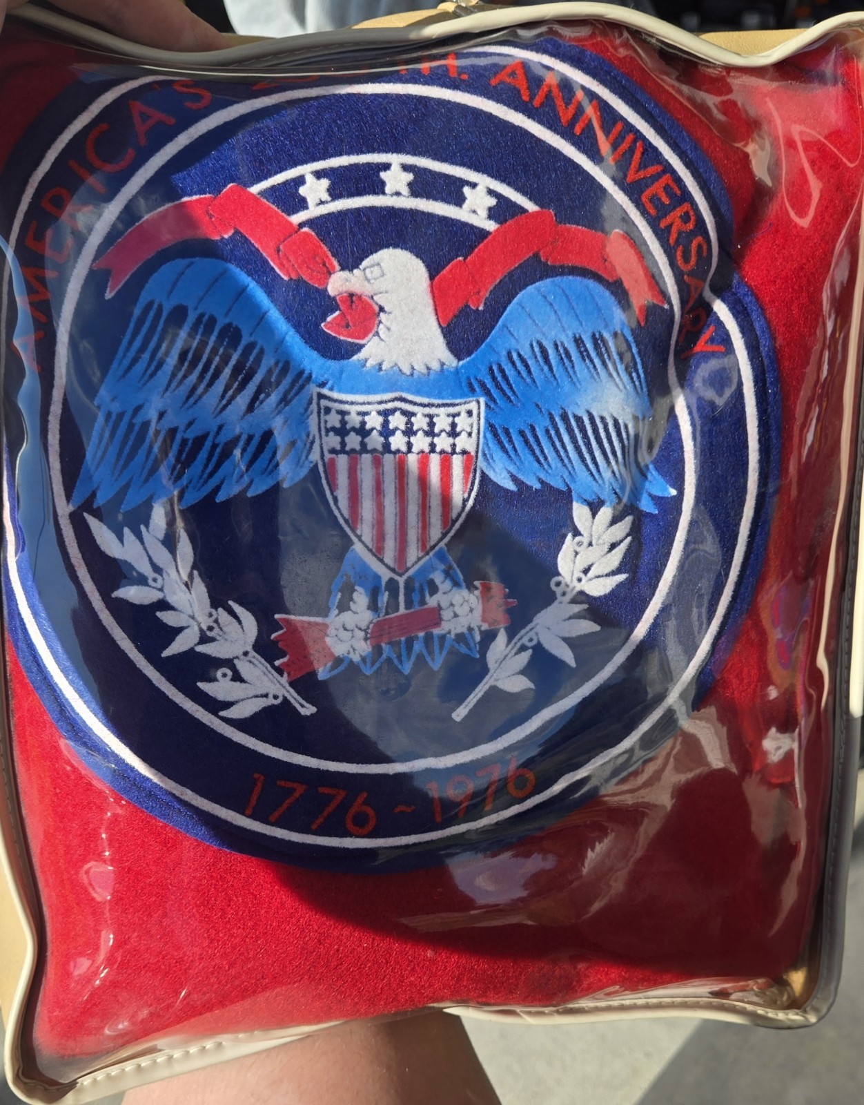 America\'s 200\'th Anniversary 1776-1976 Blanket RARE