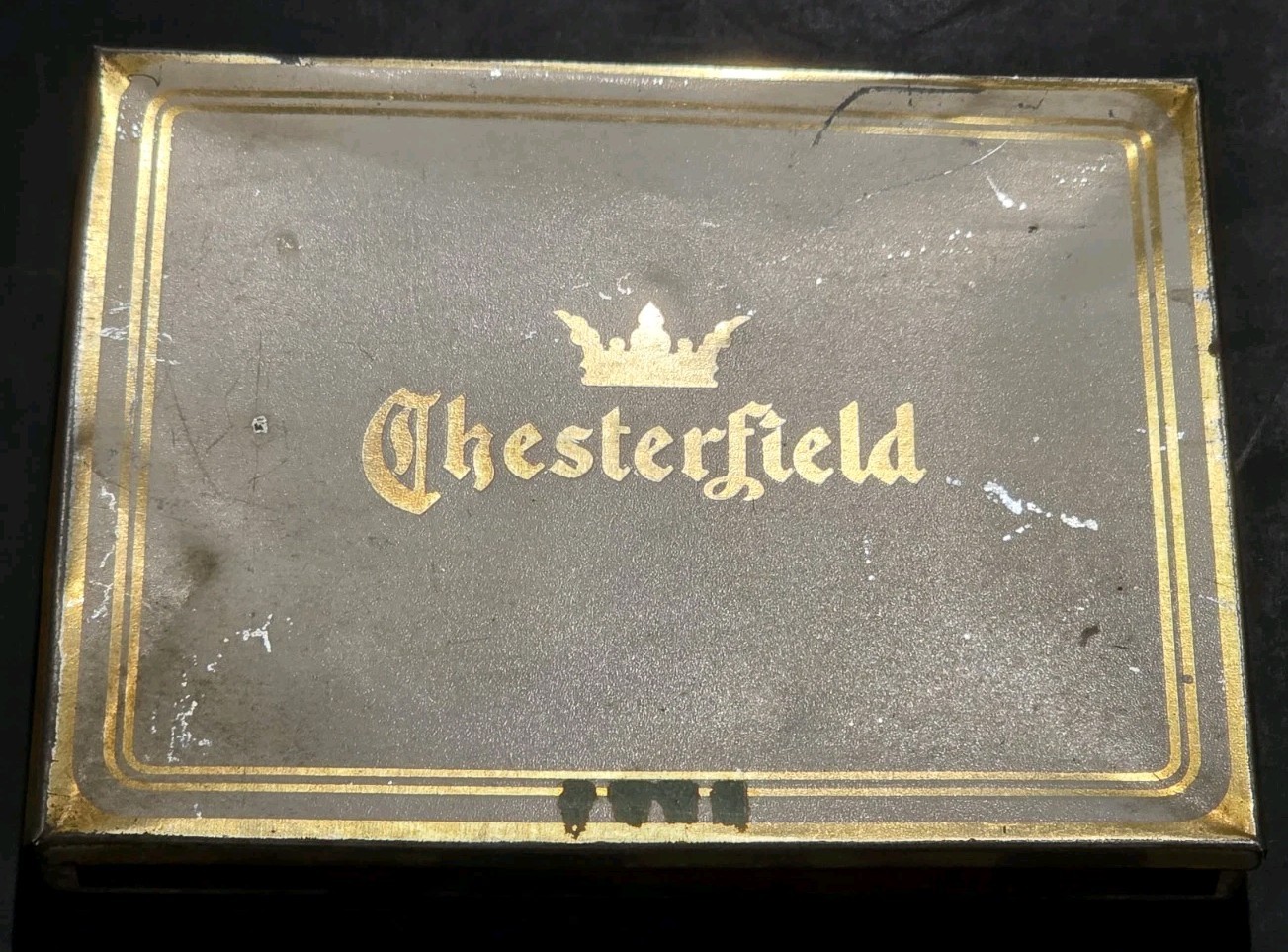 Vintage CHESTERFIELD Cigarette Tin Factory No. 25 District of Virginia