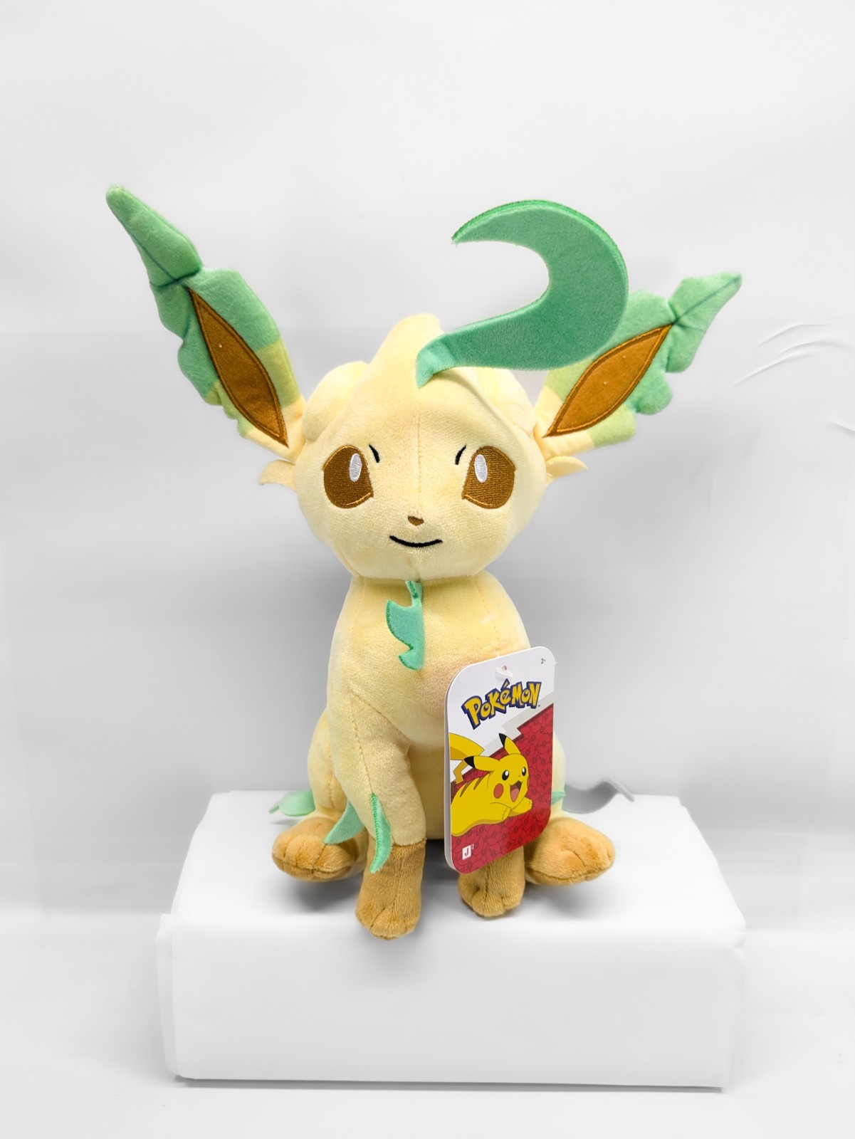 Pokemon Leafeon 8” Plush Jazwares Eevee Evolution BRAND NEW w/ Tags NWT