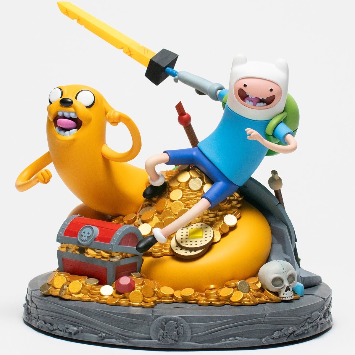 Adventure Time Jake and Finn 13.5-Inch Statue Mondo Polystone Adventure Time Jake and Finn 13.5-Inch Statue Mondo Polystone