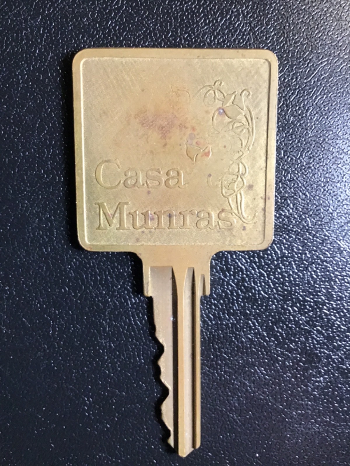 Vintage Casa Munras Hotel Monterey California Brass Room Key 127