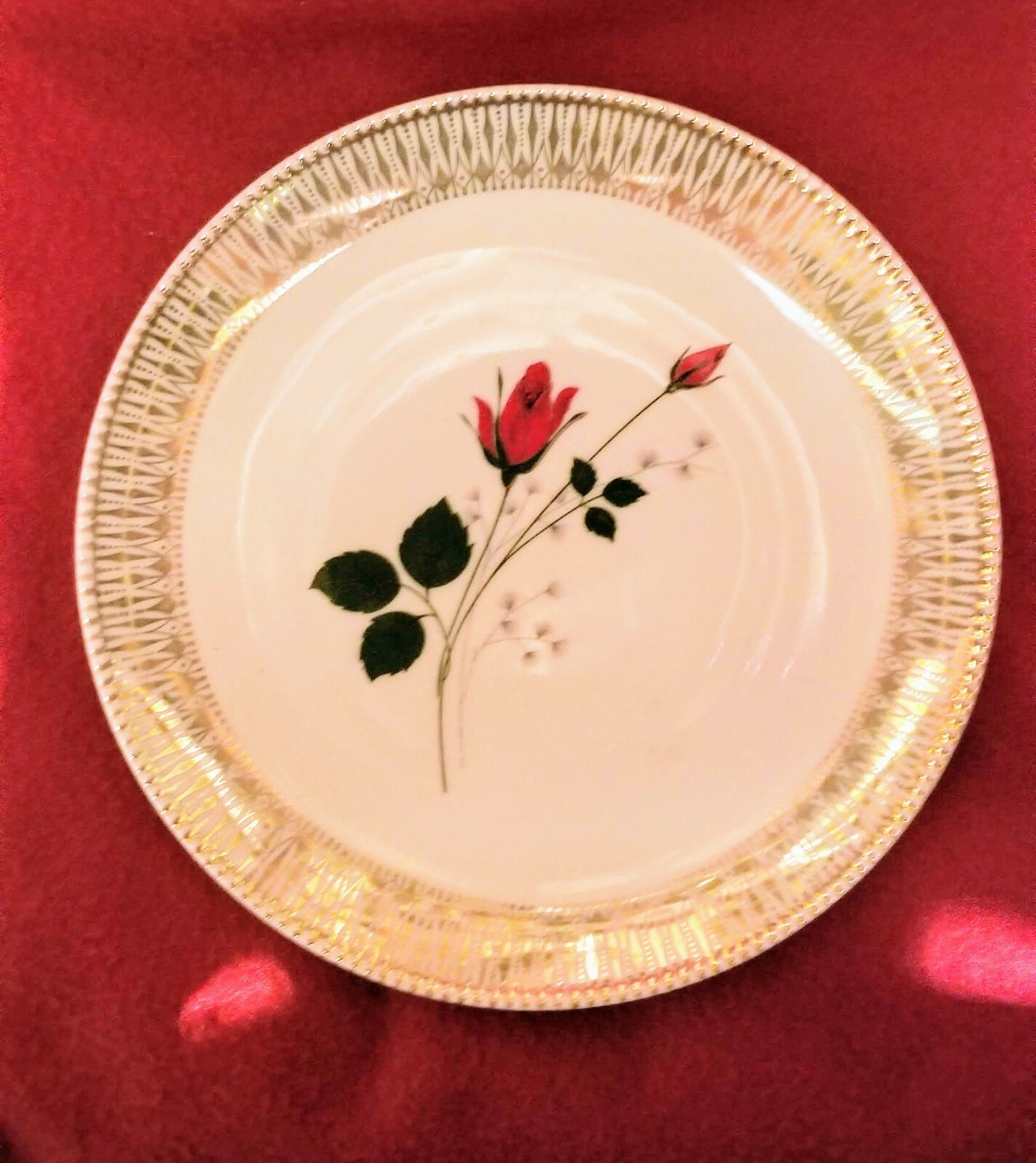 Wusterling, Bavaria, Germany - 2 salad plates Wusterling, Bavaria, Germany - 2 salad plates