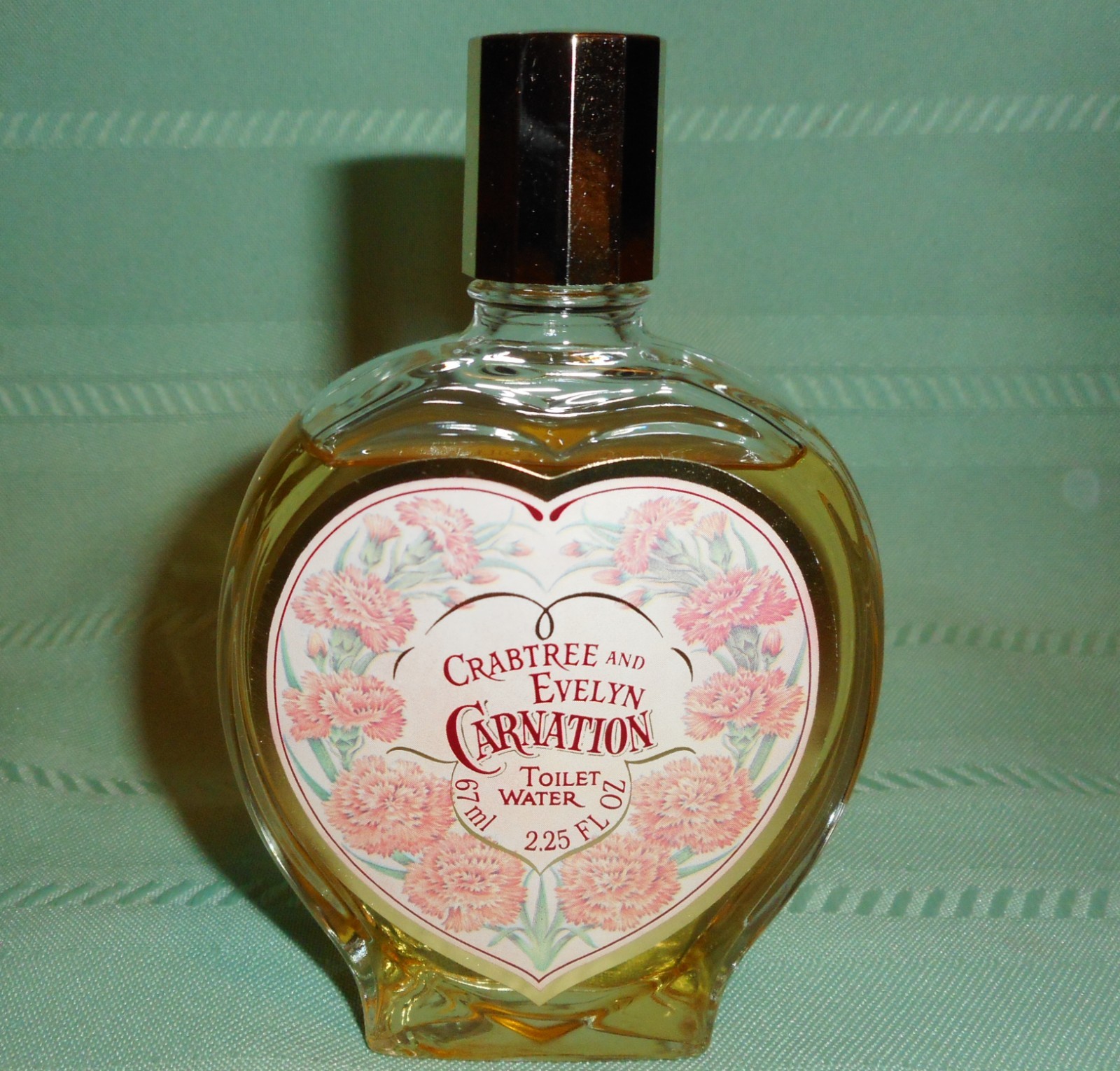 Vintage Crabtree and Evelyn Carnation 2.25 fl oz. Splash Perfume ~ almost full