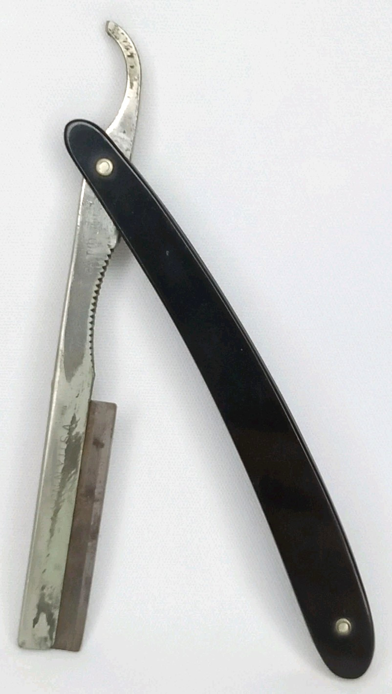 Edward Weck & Son Straight Razor Sextoblade Made In USA Antique 1900s