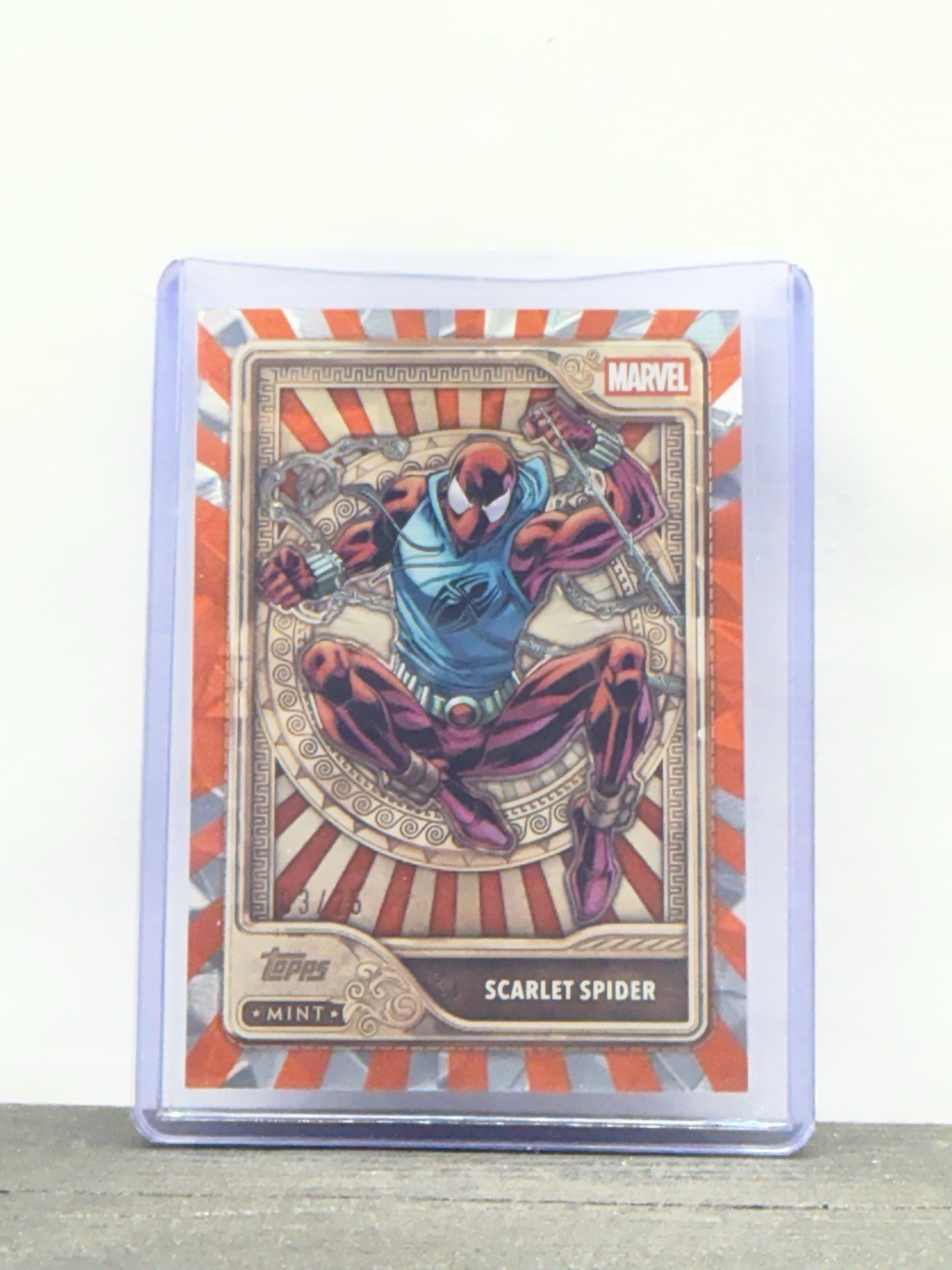 2026 Topps Marvel Mint Scarlet Spider Orange /25 SSP #28