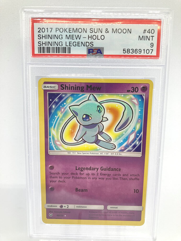Shining Mew 40/73 PSA 9 Mint Graded Pokemon Card