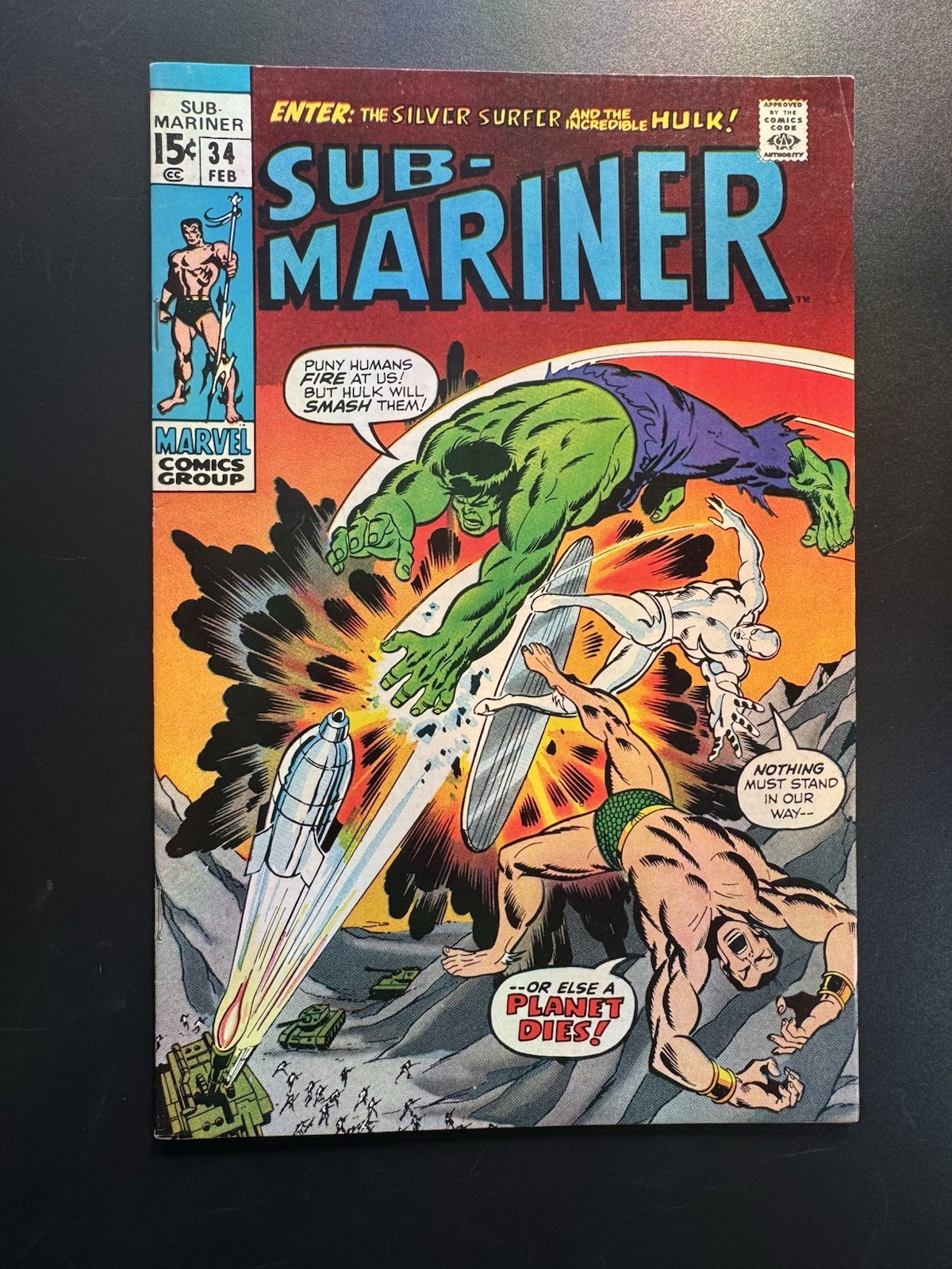 Sub-Mariner #34 (Marvel Comics February 1971)