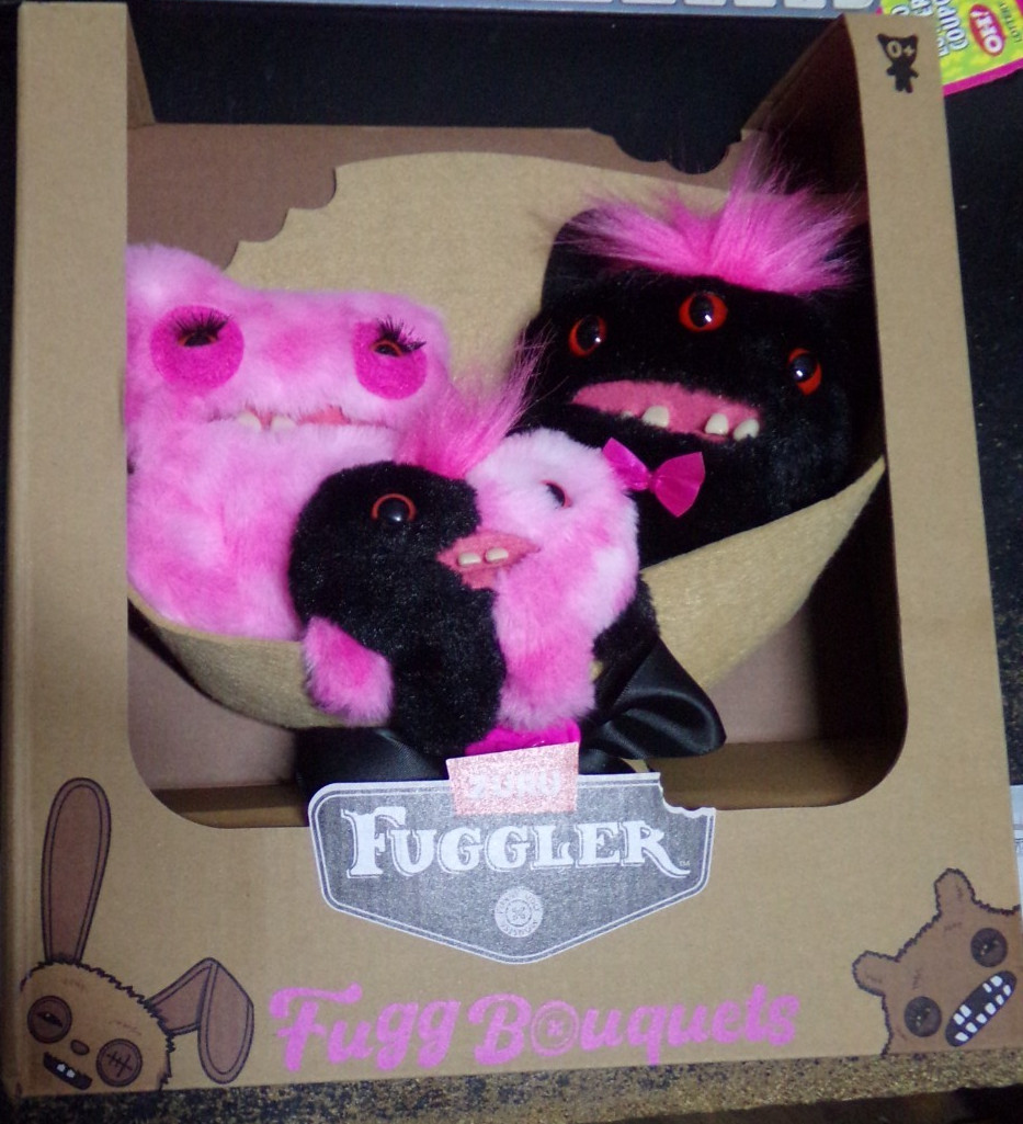 Fuggler Bouquet: 2x9 Inch + 1x3.5 Plush 3.5 inches to 9 inches, Bouquet - NIB Fuggler Bouquet: 2x9 Inch + 1x3.5 Plush 3.5 inches to 9 inches, Bouquet - NIB