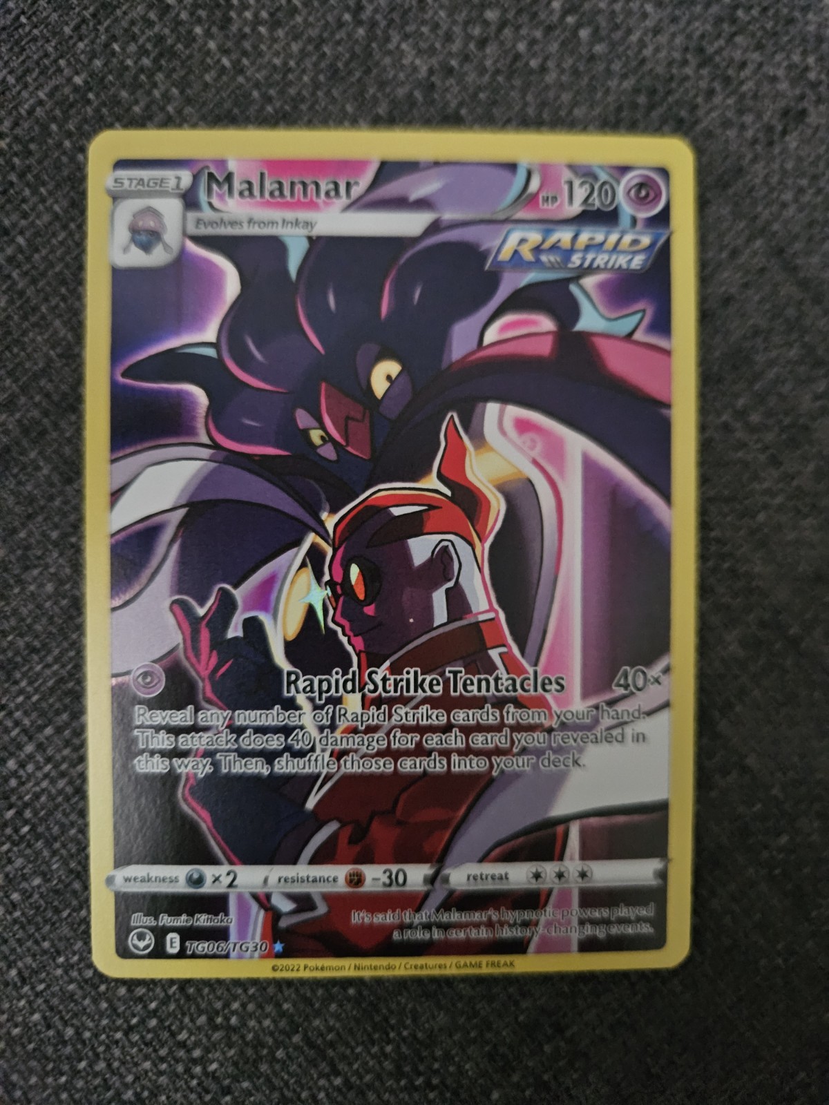 Malamar Tg06/Tg30 Swsh12: Sword & Shield-Silver Tempest Trainer Gallery Holo