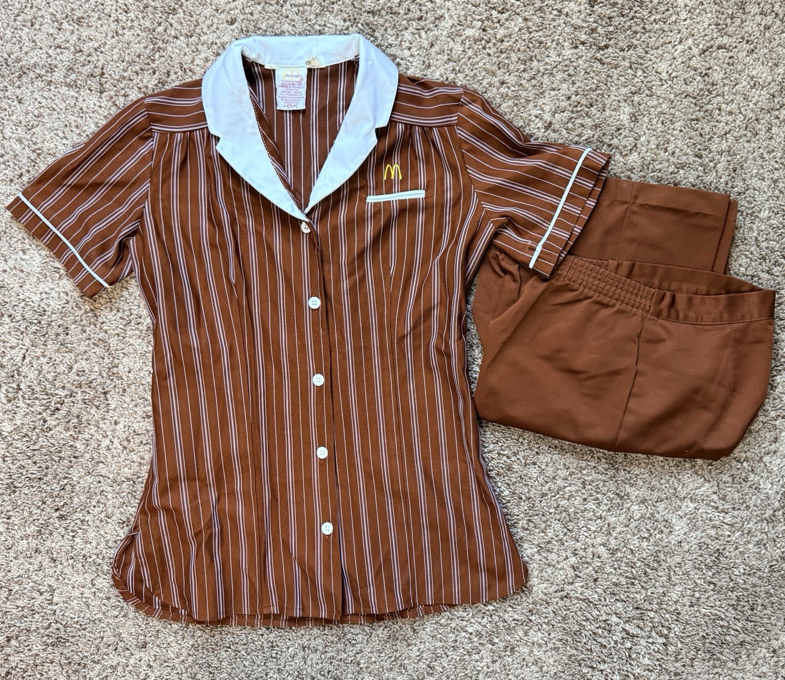 Vintage McDonald’s Crew Uniform Women’s Size 6-8