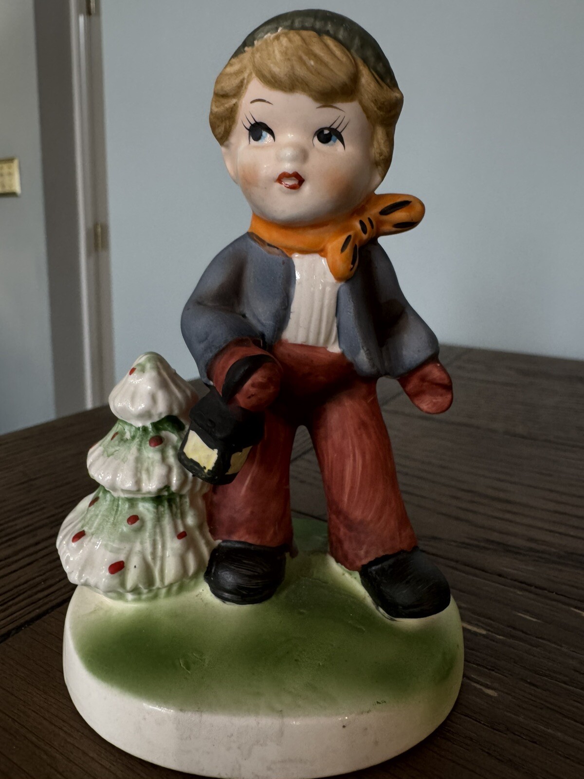 Flambro Collectors Choice Boy With Christmas Tree