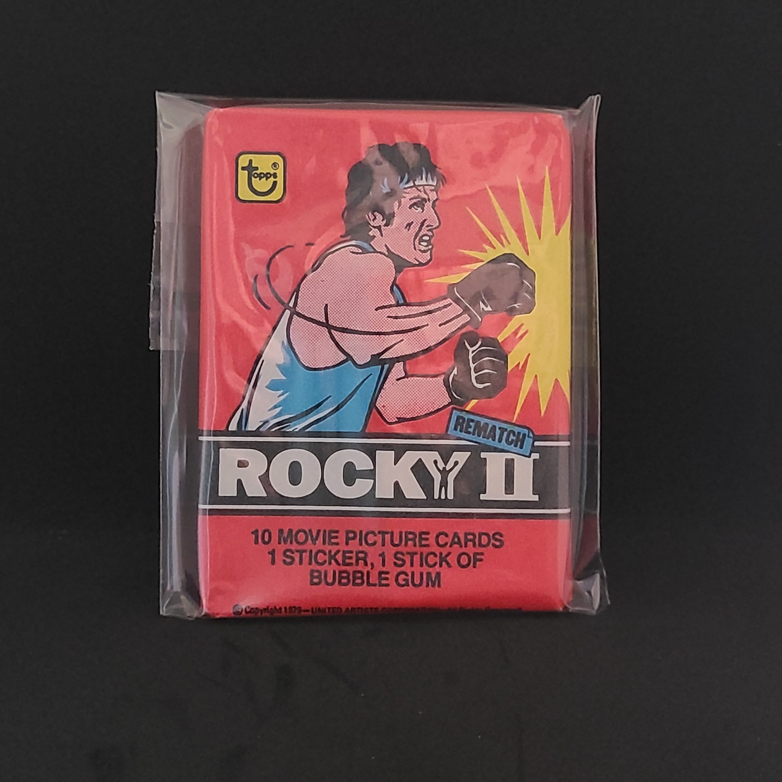 1979 Topps Rocky 2 unopened wax pack Sylvester Stallone