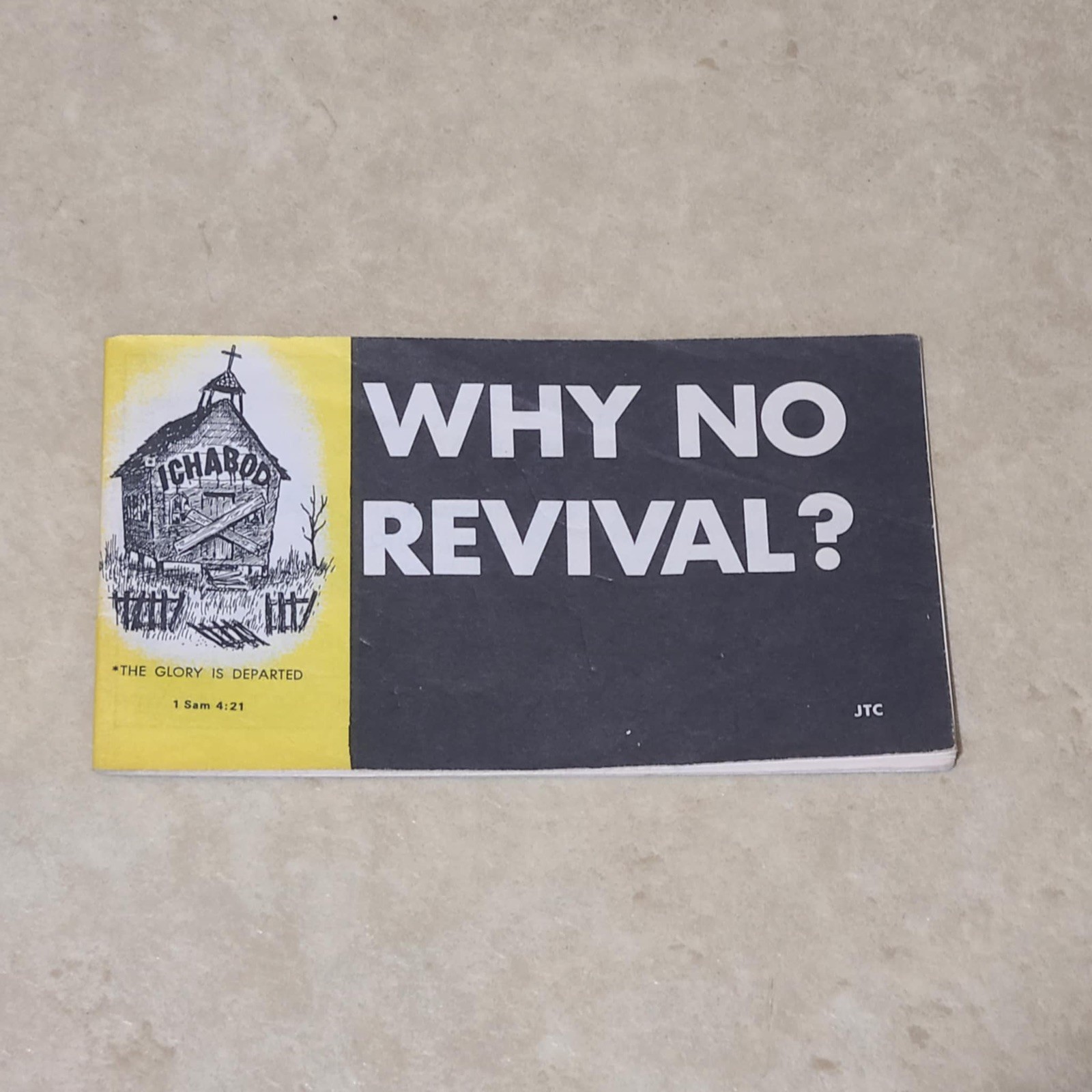 Why No Revival? Jack T Chick Publications Vintage Religous Tract Christian Comic