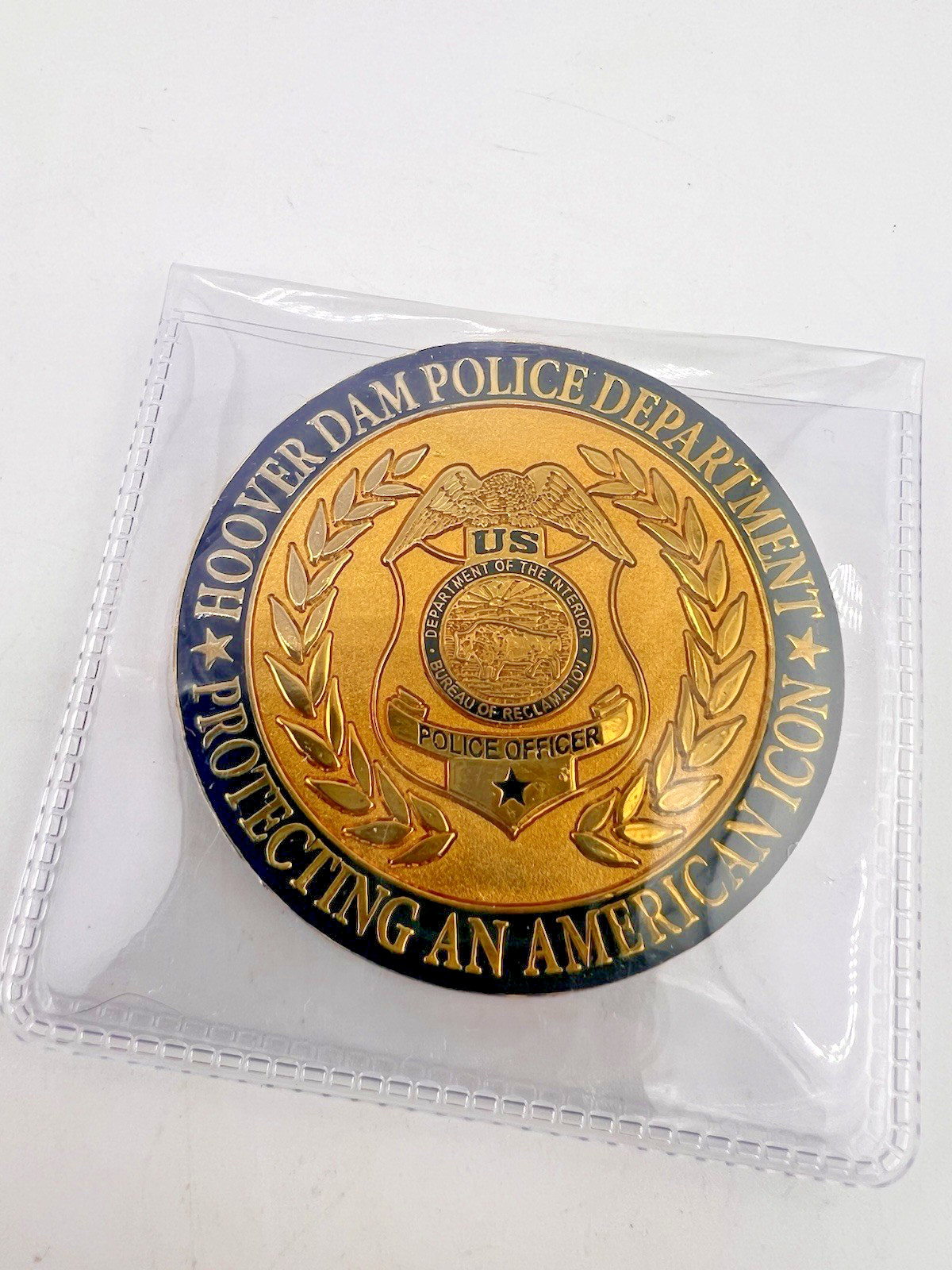 Hoover Dam Police Department U.S Department Of The Interior Challenge Coin