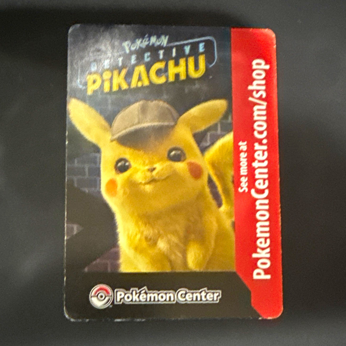 Pokémon Center Detective Pikachu Pikachu 2019 English Promo Trading Card