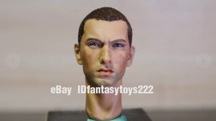 1/6 Scale KUMIK Eminem Rapper Collectible Head Sculpt Male Model