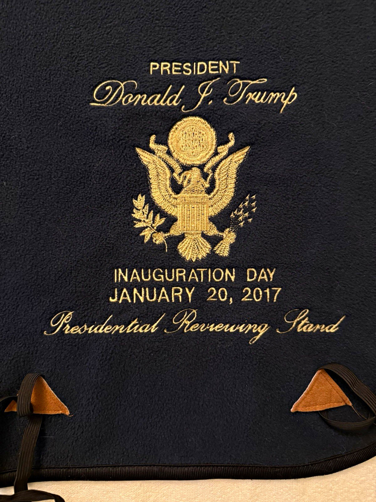 OFFICIAL Trump Inauguration 2017 Invite Only Reviewing Stand Blanket 57x56