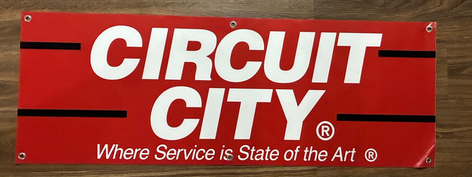 Circuit City Nostalgia Collection Vinyl Banner Sign Circuit City Nostalgia Collection Vinyl Banner Sign
