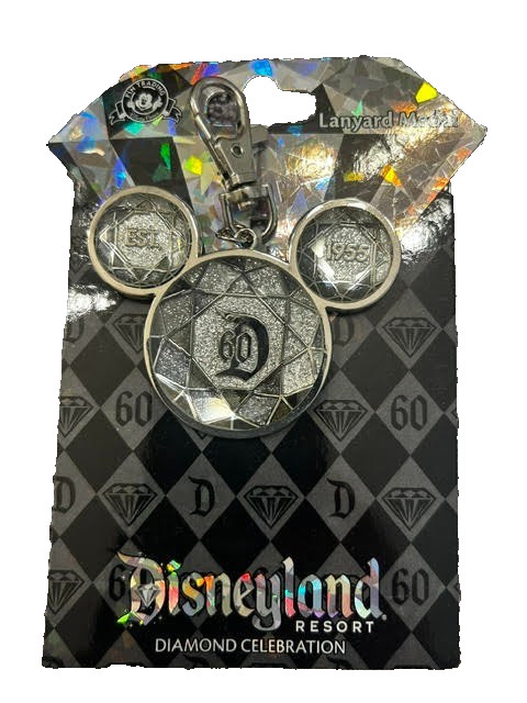 Disney Parks 60th Diamond Celebration Lanyard Medal - Passholder Exclusive