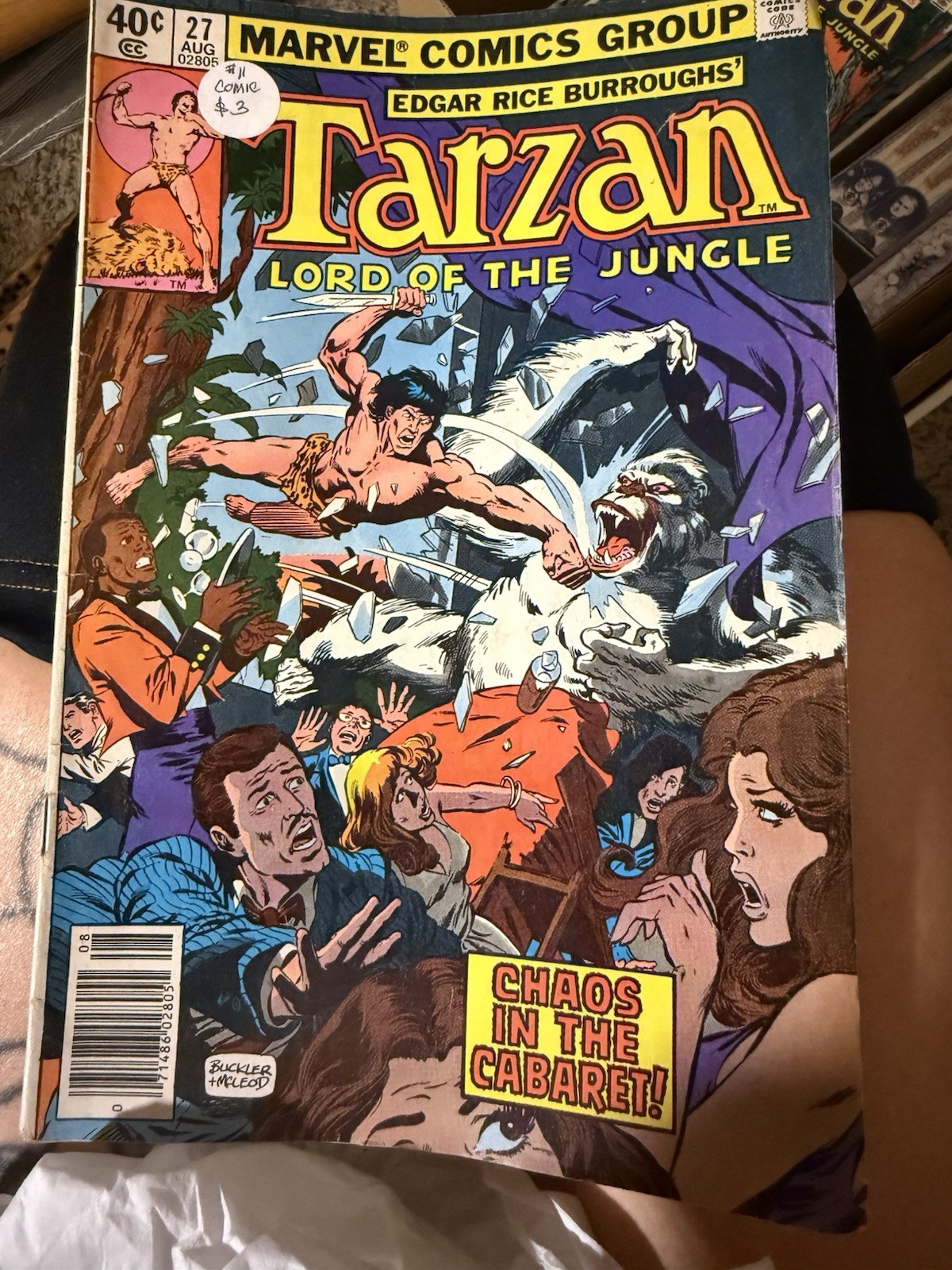 Tarzan Lord of Jungle #24 Marvel Jungle Comic 1979 VF