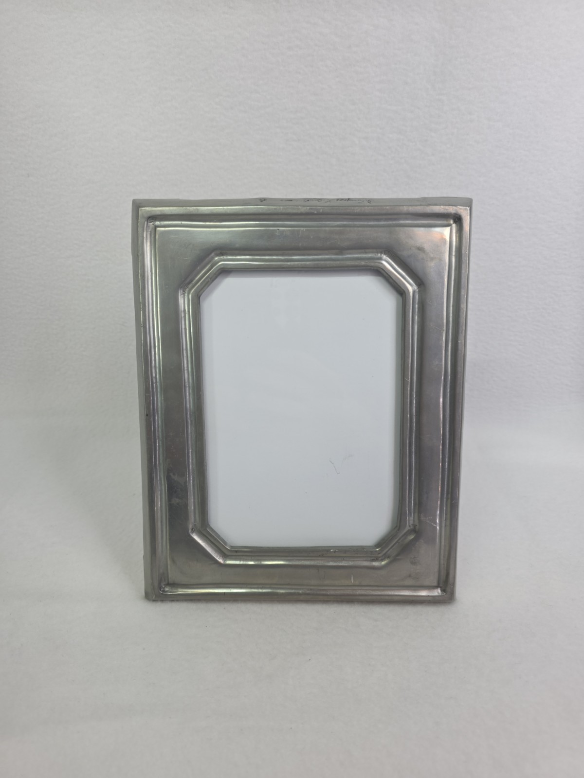 Vintage D. Campos & Quinta Pewter Picture Frame Made in Portugal Octagon Cutout
