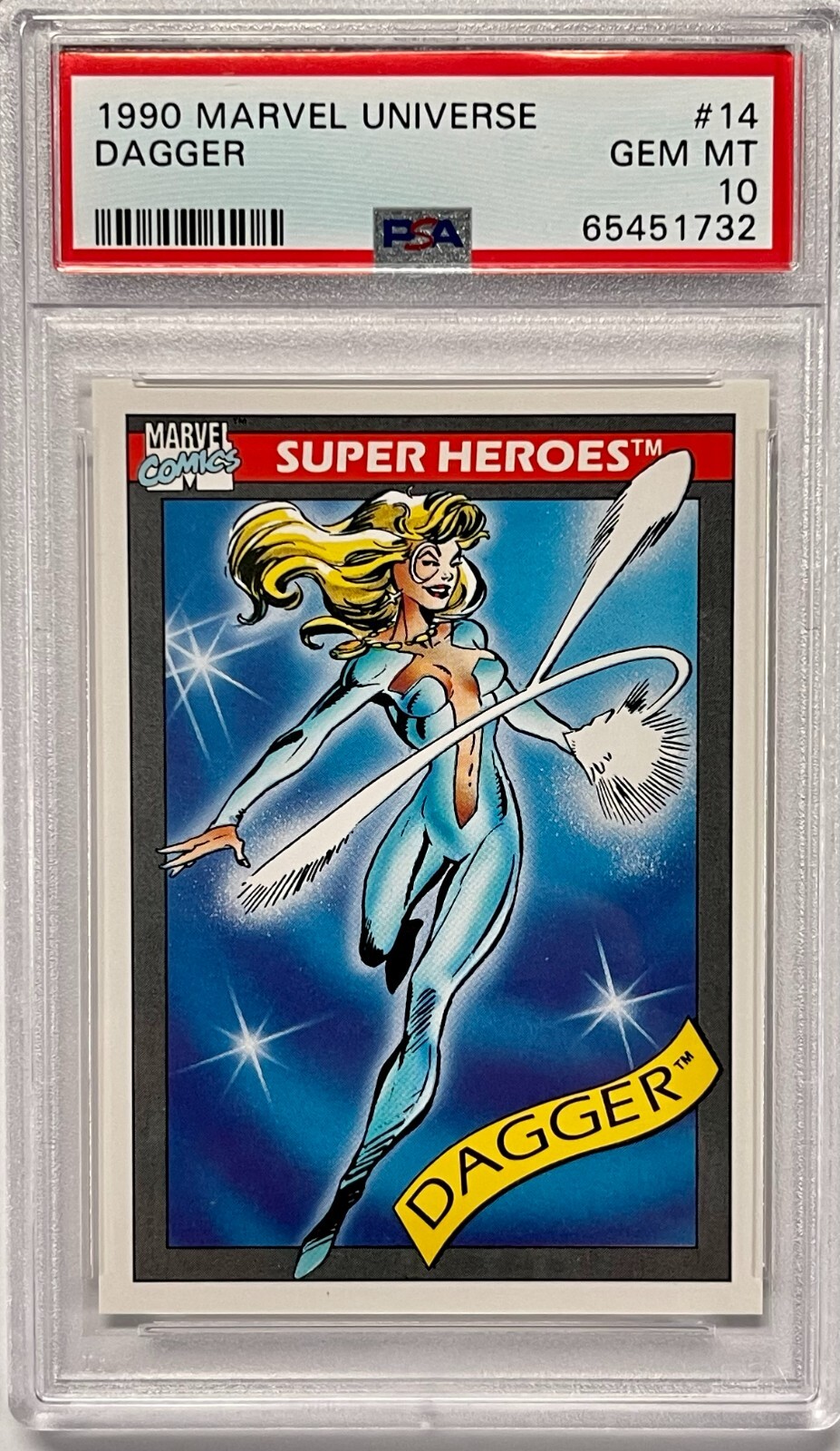 1990 Impel Marvel Universe #14 Dagger Rookie PSA 10 GEM MINT 