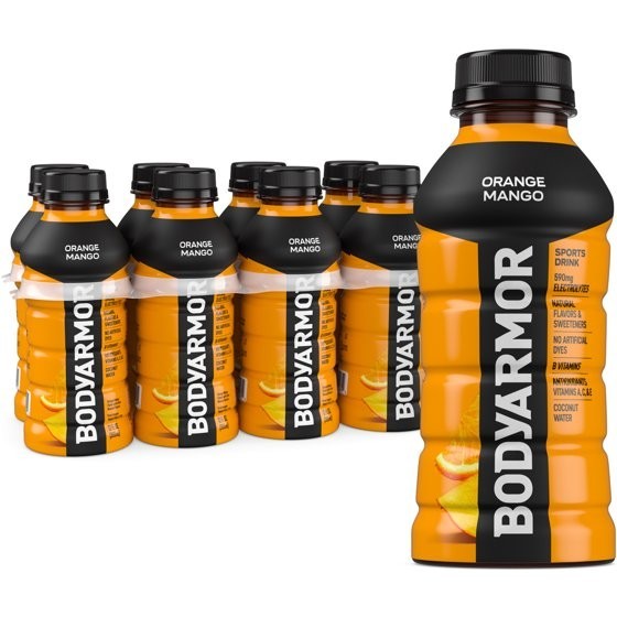 (8 Packs)ODYARMOR Sports Drink Orange Mango Electrolyte Drink 12 Fl Oz.....