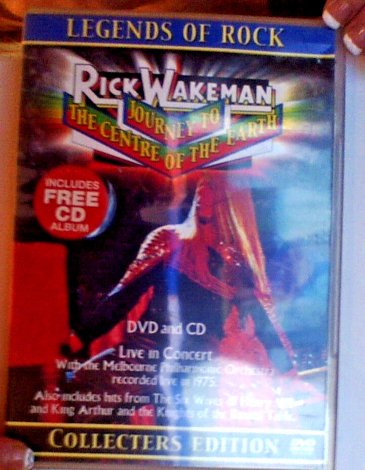 rick wakeman journey to the centre of the earth dvd set