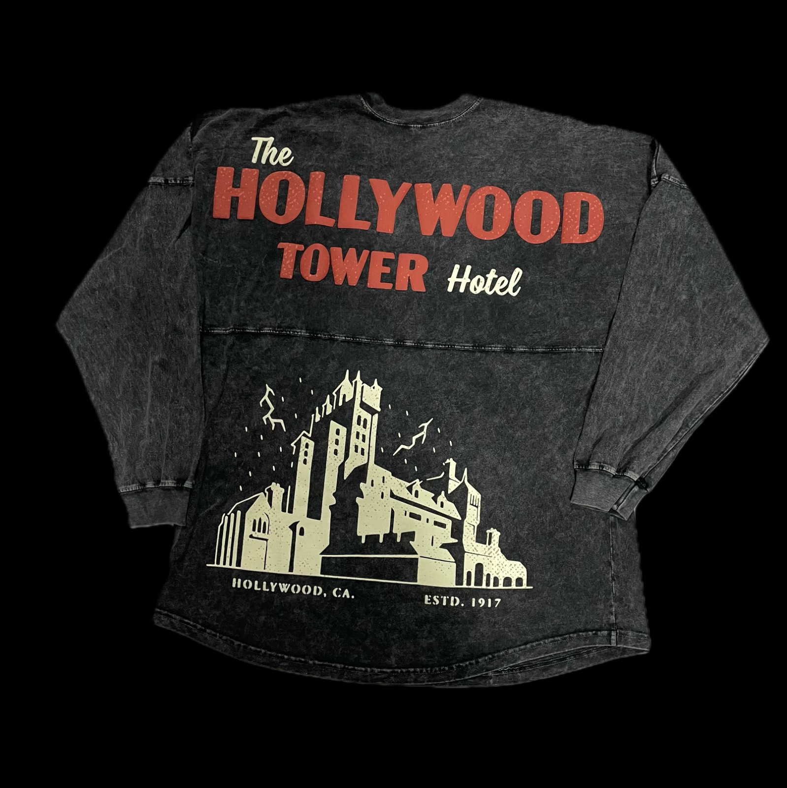 Disney Parks Tower of Terror Hollywood Tower Hotel Spirit Jersey XL - NEW